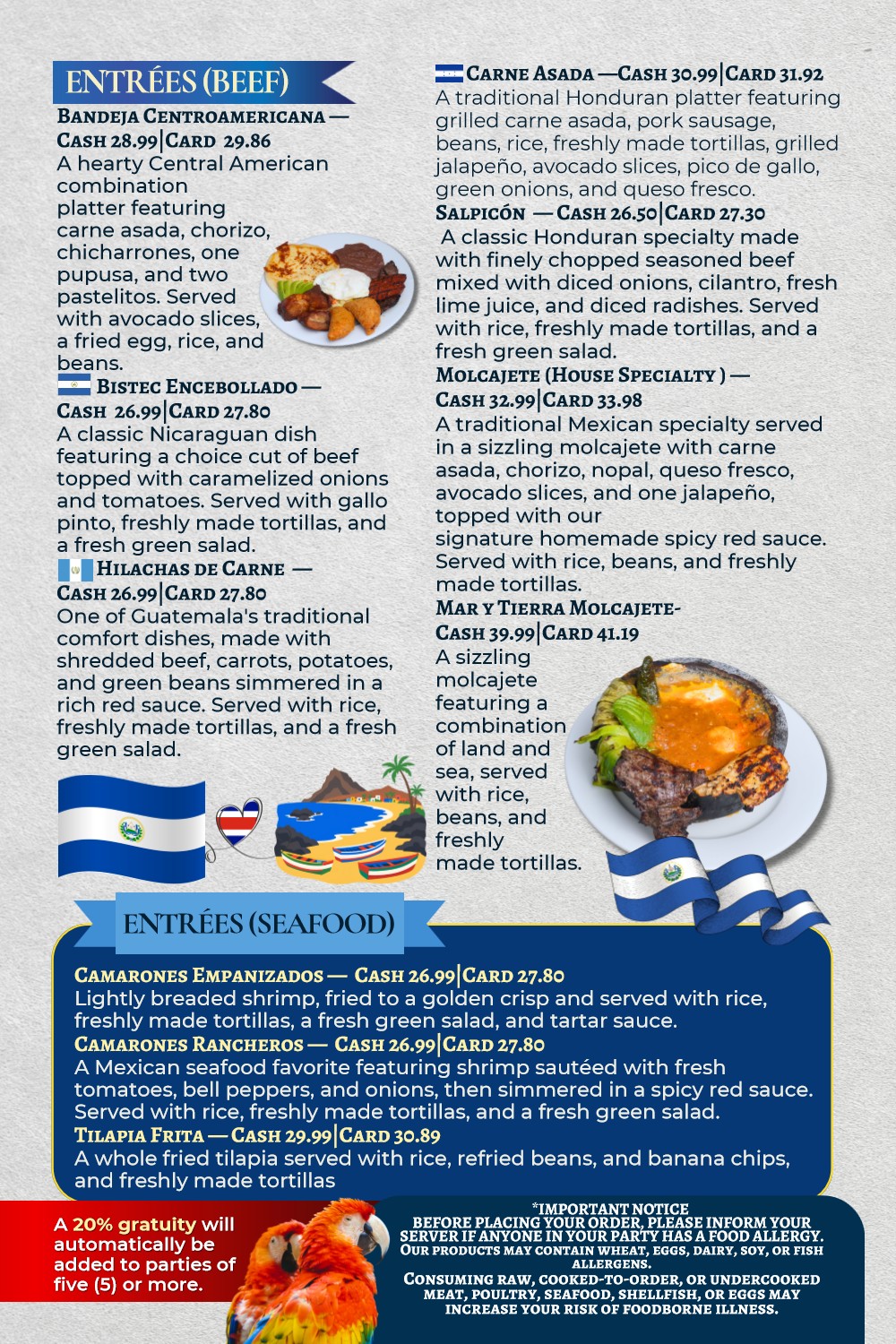 Menú de La Cabaña rediseñado, página 5