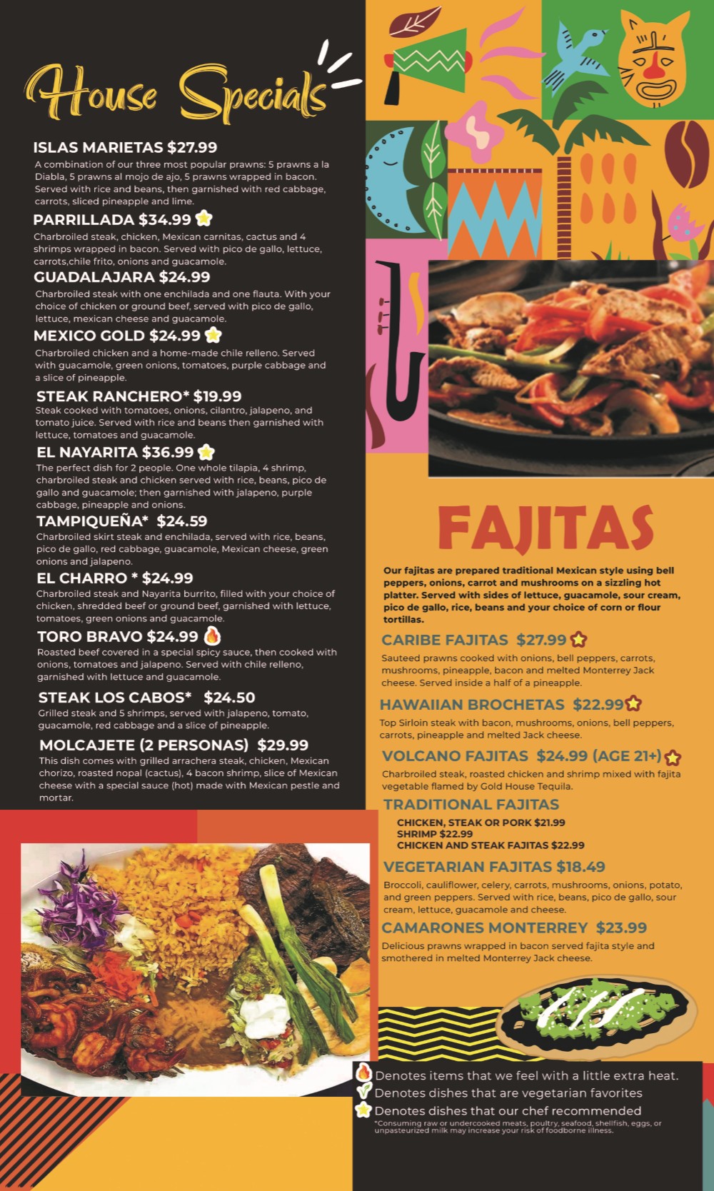 Dinner menu de Puerto Peñasco, página 5