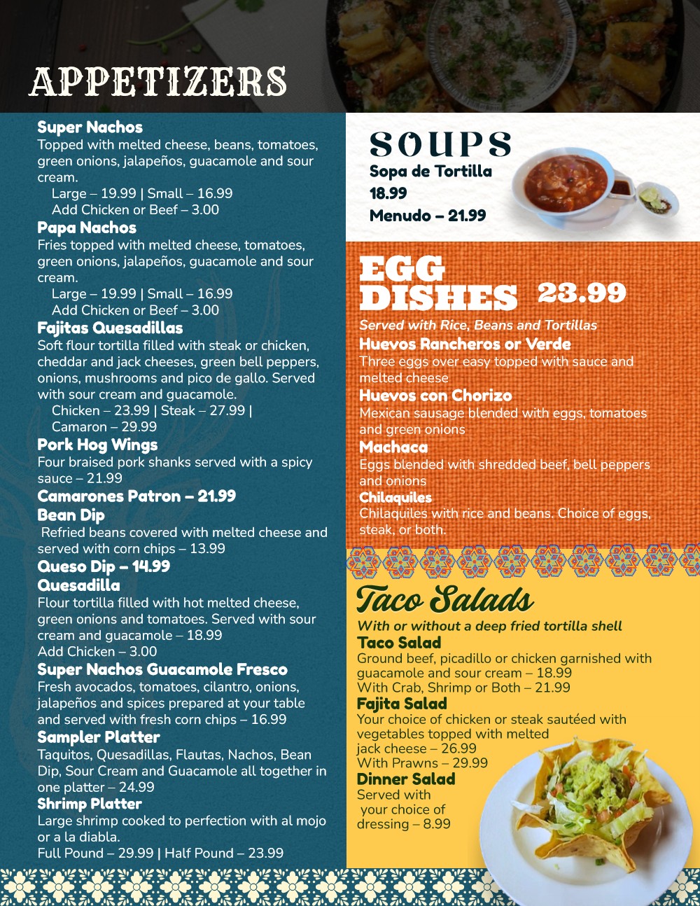 Menú de Tepic rediseñado, página 2